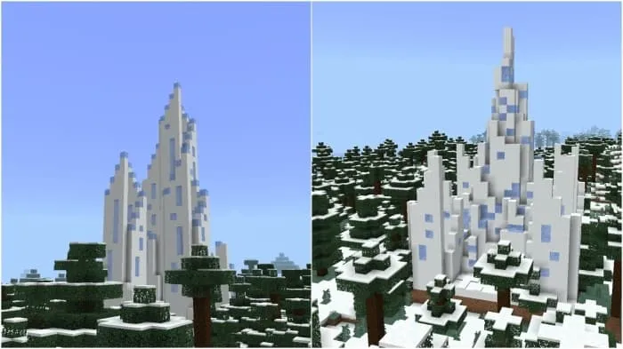 Замок из снега