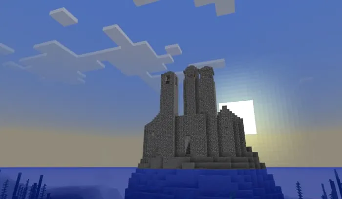 Замок Пиренеев в океане