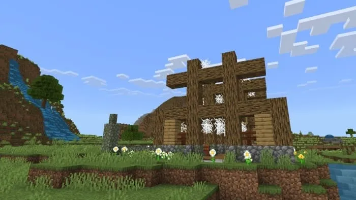 Разрушенный сарай