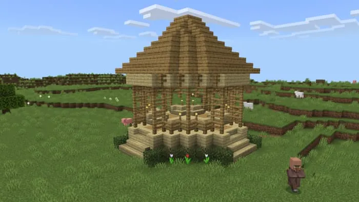 Домик с беседкой