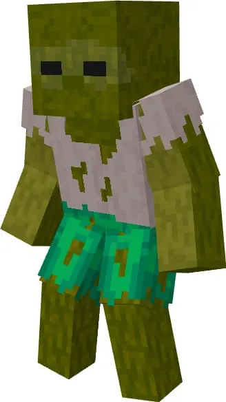 Зомби стоит на ногах