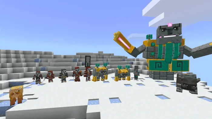 Мобы в снежном биоме