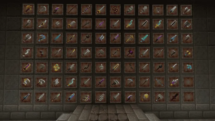 Новое оружие и инструменты