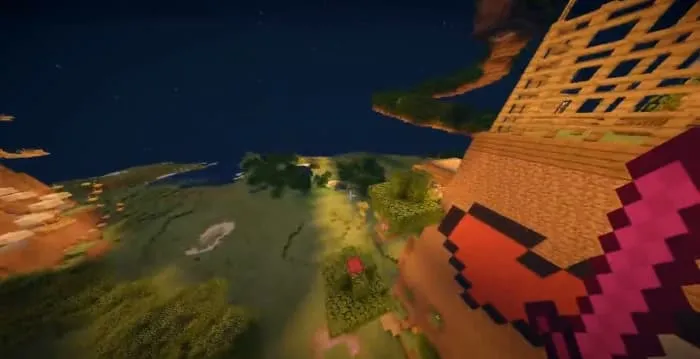 Вид карты сверху