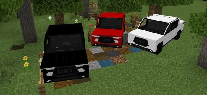 Варианты расцветки машины