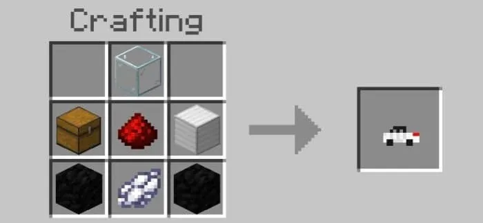 Крафт белого пикапа