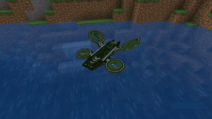 Зеленая доска для полетов