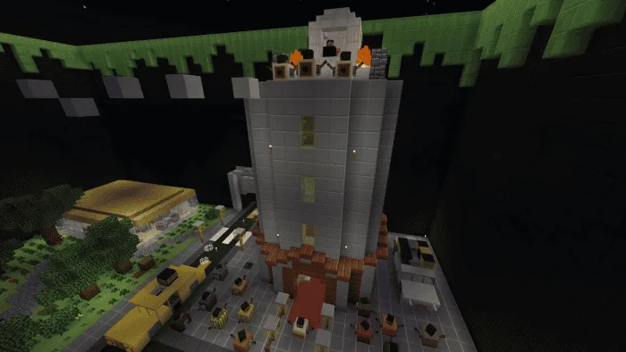 Башня на карте