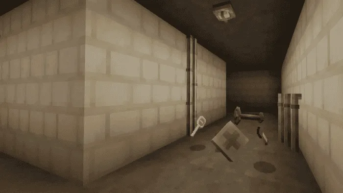 Коридор с поворотом