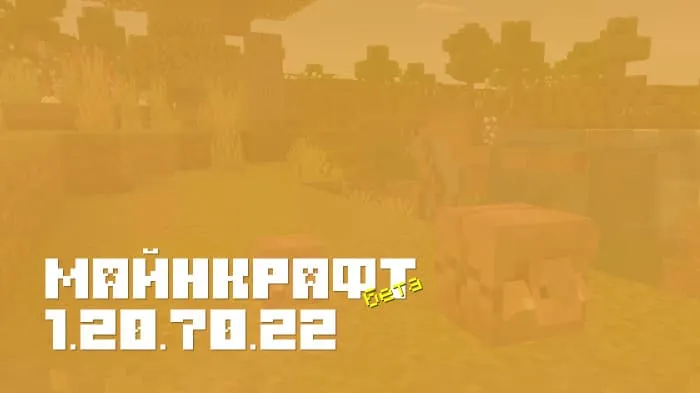Майнкрафт ПЕ 1.20.70.22 [Бета версия]