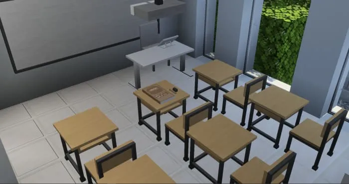 Комната для занятий со столами