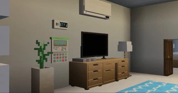 Телевизор к с тумбочкой