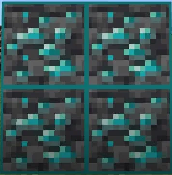 Алмазная руда с обводкой