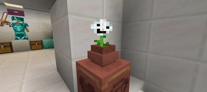 Горшок с цветком