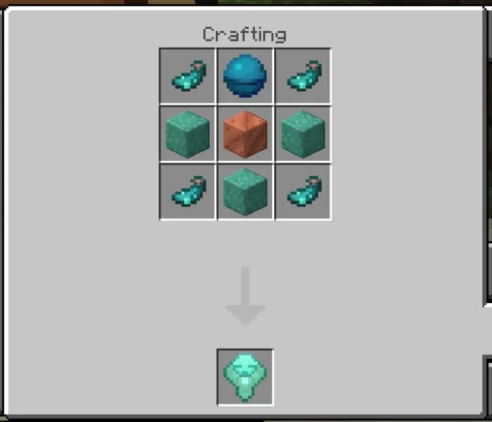 Крафт тотема морского голема