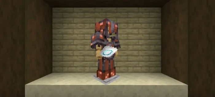 Броня с медным узором