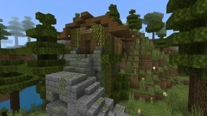 Заброшенное здание днем