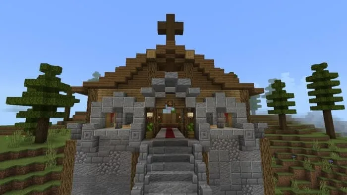 Вход в церковь