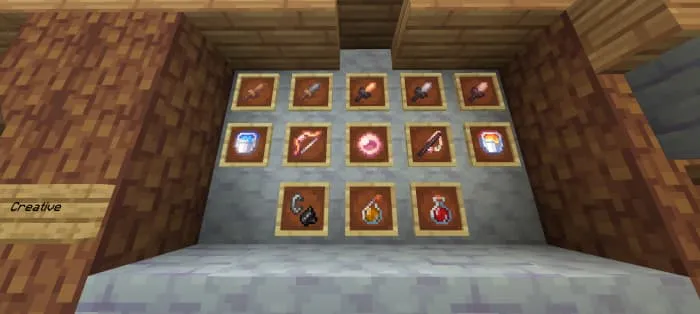 Иконки предметов в рамках