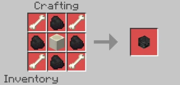 Крафт головы визер скелета