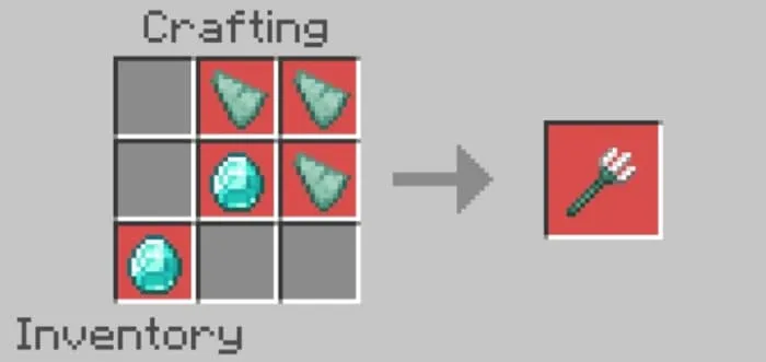 Крафт трезубца