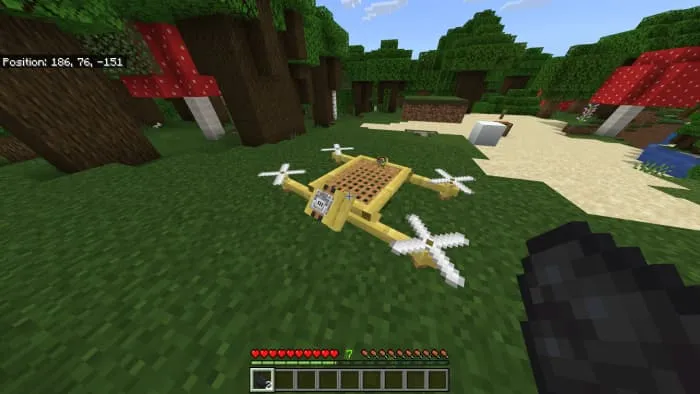 Заправка квадрокоптера