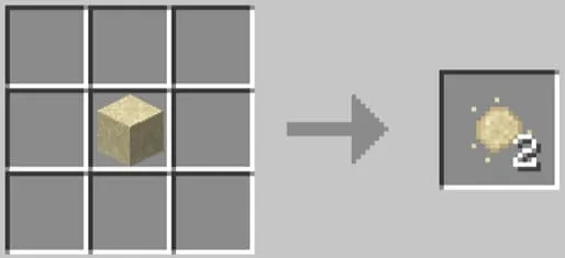 Крафт комка песка