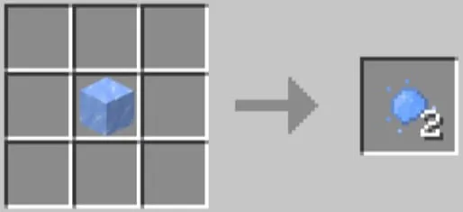 Крафт ледяного комка