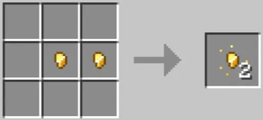 Крафт золотого комка