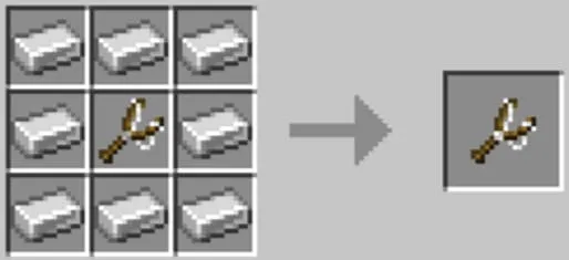 Крафт железной рогатки