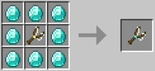 Крафт алмазной рогатки