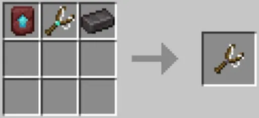 Крафт незеритовой рогатки