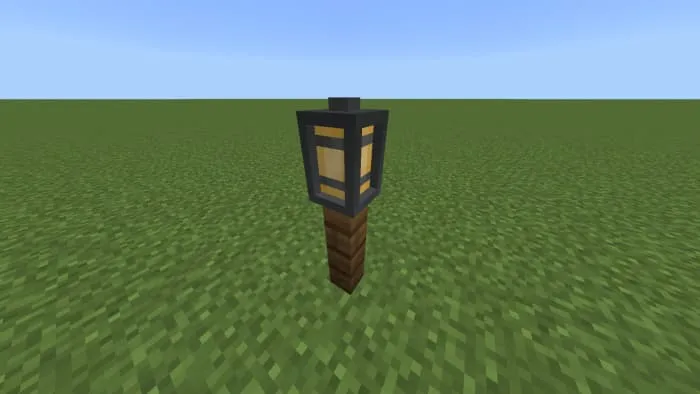 Фонарь на столбе