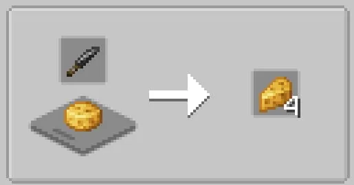 Разделка желтого сыра