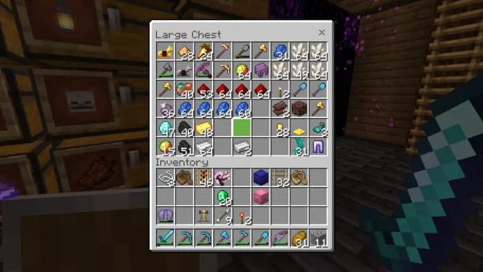 Ресурсы в сундуке