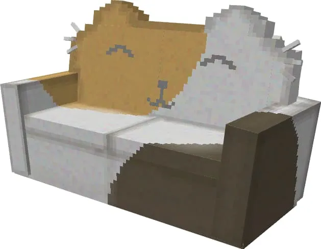 Диван в виде кошки