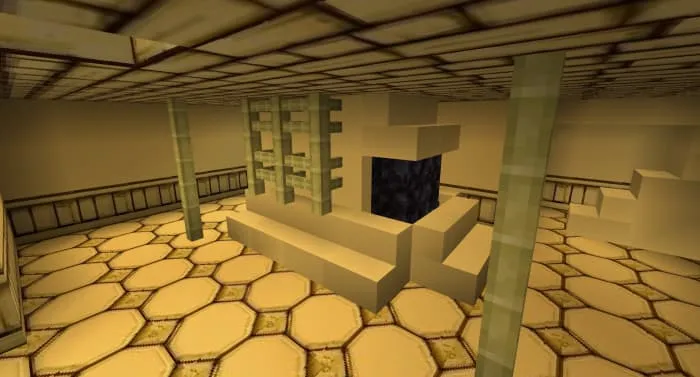 Одна из комнат на карте