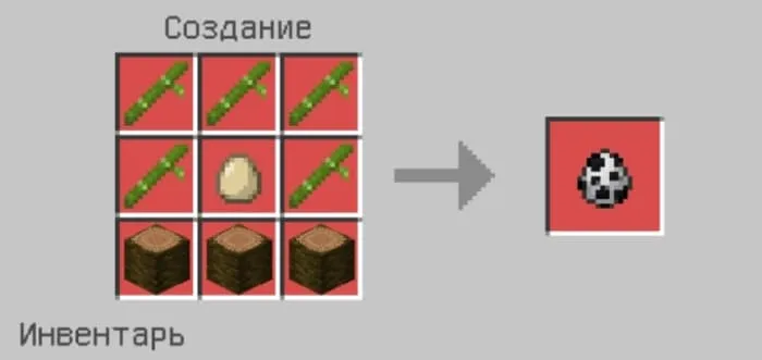 Крафт яйца создания панды