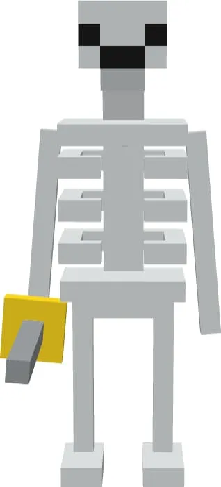 Модель скелета в аддоне