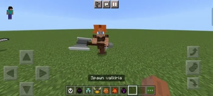 Валькирия в Minecraft