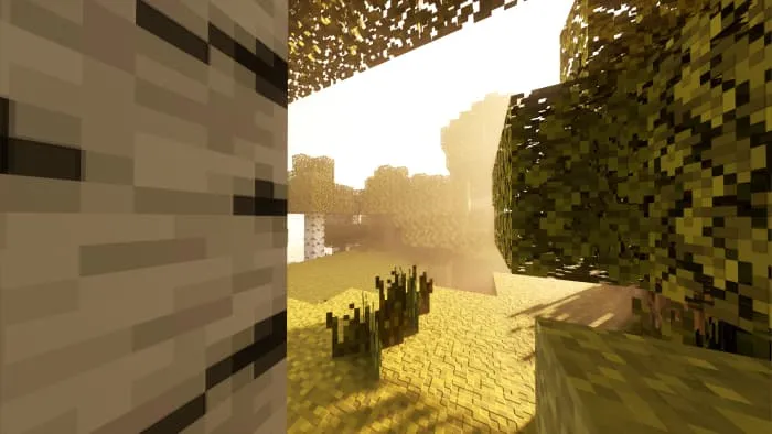 Скриншот листвы из игры