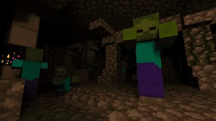 Зомби в потерянном подземелье