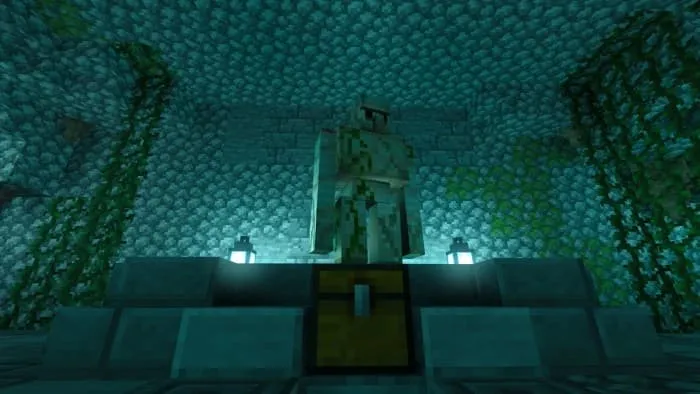 Потерянный голем в пещере