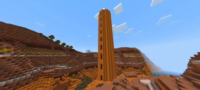 Структура башни в биоме пустоши