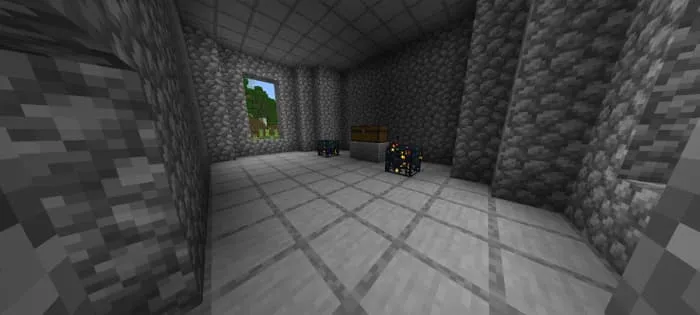 Сундук и спаунеры в башне