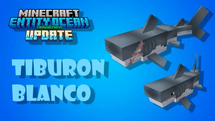 Белая акула со шрамом