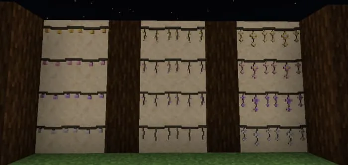 Разные цвета гирлянды