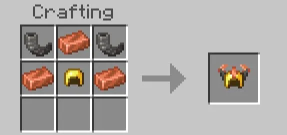 Крафт с золотым шлемом