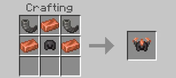 Крафт с незеритовым шлемом