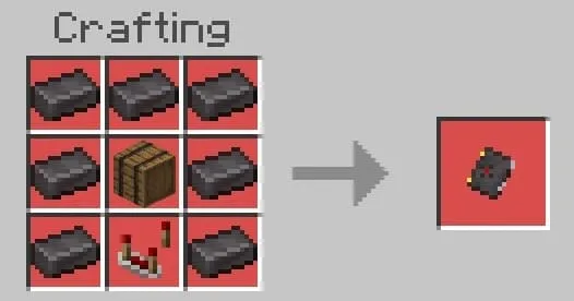 Крафт незеритового сейфа